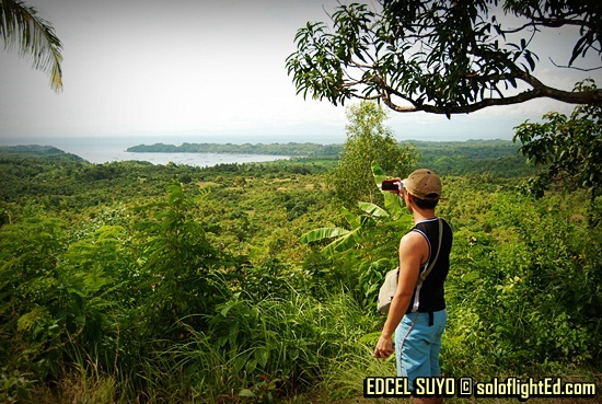 overlooking Alubihod beach