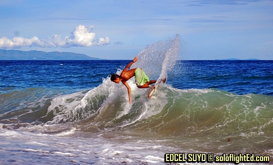 skimboarding in Argao