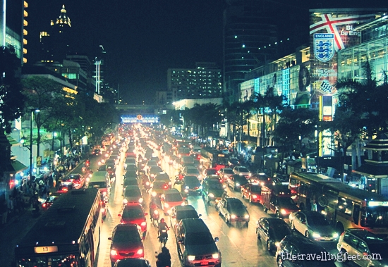 rush hour traffic in Bangkok rush hour traffic in Bangkok