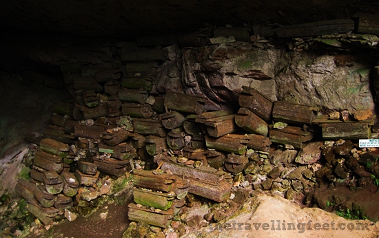 Coffins in Sumaguing Cave