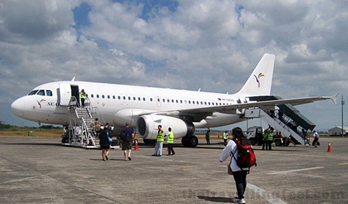 Tiger Airways Clark to Bangkok plane via SEAIR