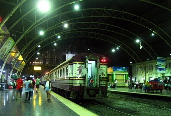 Hua Lamphong Train Station in Bangkok Thailand