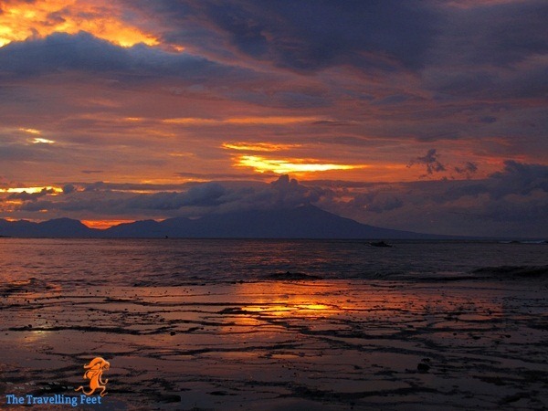 Biri Island sunset