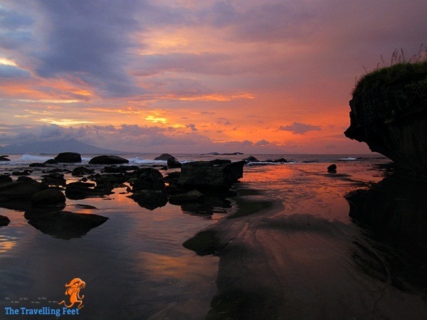 Sunset at Biri Rock Formations